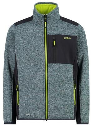 Jachetă CMP tricotată fleece pentru băieți alpine-lichen