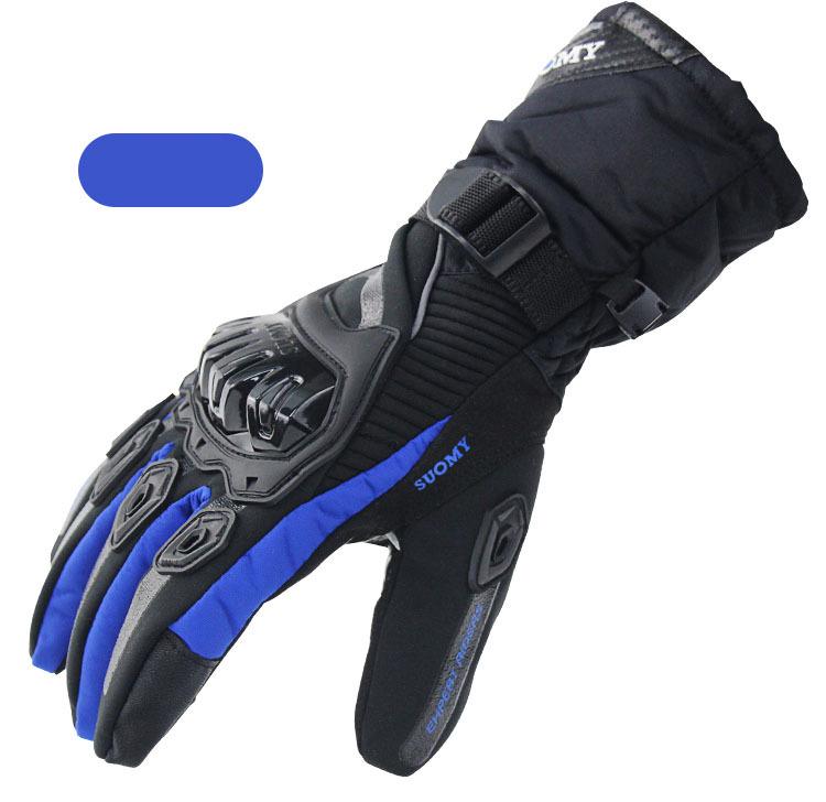Men's Winter Windproof & Waterproof Touchscreen Motorcycle Racing Gloves - Anti-fall & Warm