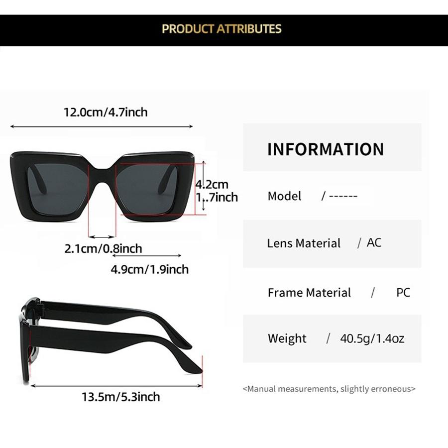 New Fashion Square Women Luxury Sunglasses Retro Designer Men Trending Leopard Blue Green Sun Glasses Shades UV400 Glasses