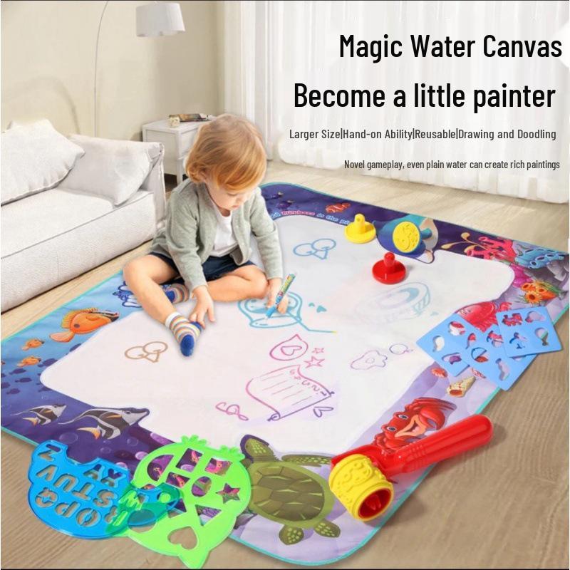 Ultra-Large Reusable Watercolor Canvas for Graffiti Painting and Water-Based Art