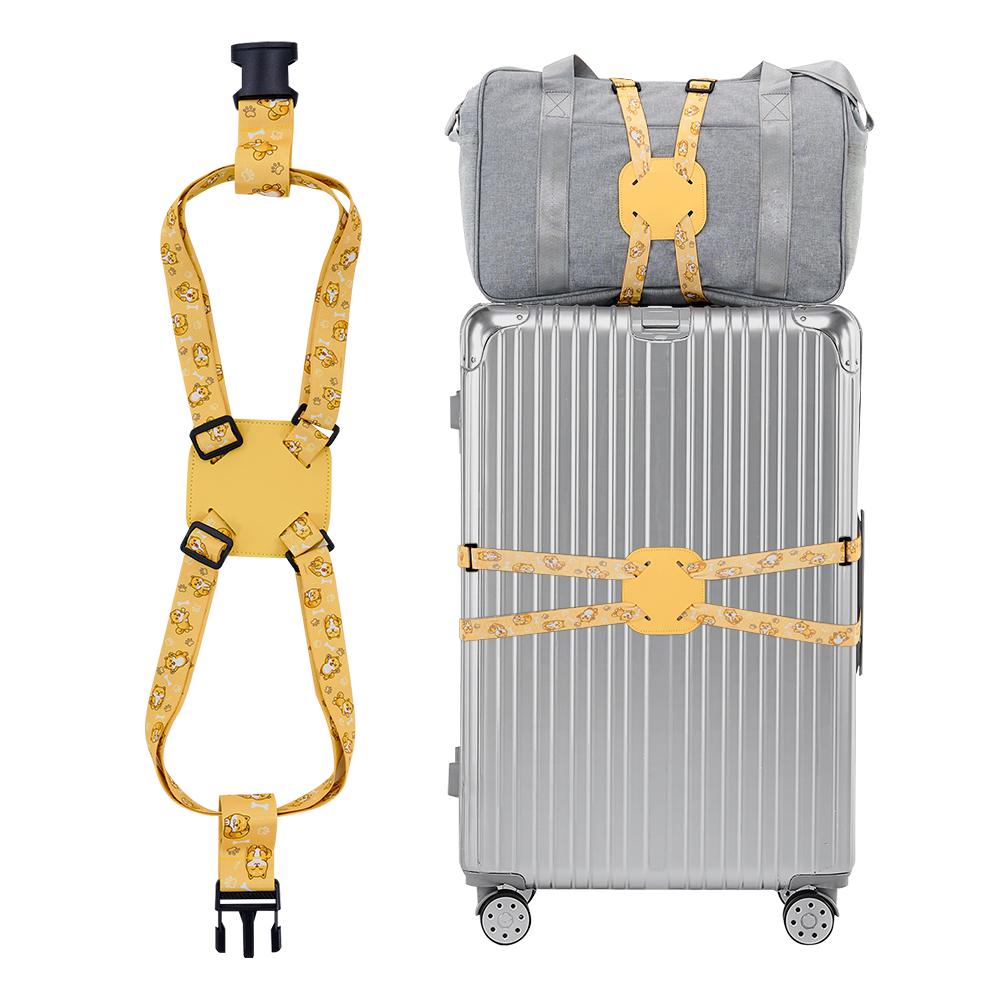 Elastic Luggage Straps for Cross-Packing and Reinforcement