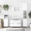 Vidaxl Badkamerkast, Wit, 80X33X60 Cm, Materiaal Houtvezelplaat
