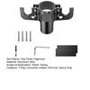 Trailer Towing Chain Organizer with 7-Way Connector Holder Anti-rust Heavy Duty Aluminum Alloy RV Trailer Chain Wire Holder Utility Trailer