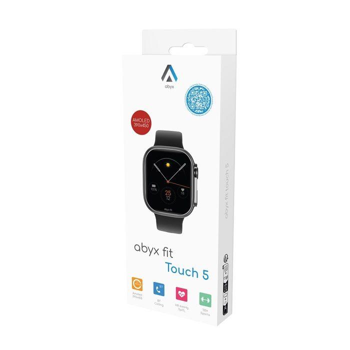 Montre Connectée - ABYX - Fit Touch 5 - Suivi Fréquence Cardiaque - 128 Modes Sportifs - IP68
