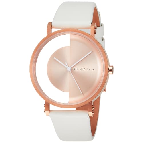 Class Fourteen IMPERFECT ARCH Rose Gold 40mm Men's Watch, White, IM18RG013M, Officially Imported