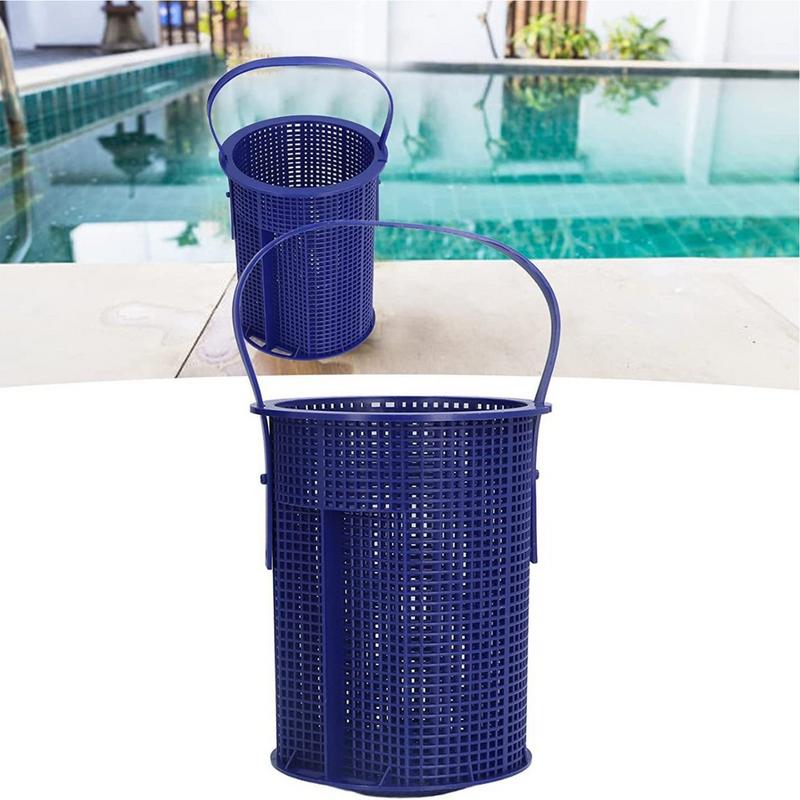 Pool Pump Basket Pool Strainer Basket With Handle Sturdy Leaves Debris Trap For Family Teen Friends Gatherings