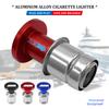 For Button Car Cigarette Lighter Anodized Aluminum 12 Volt Auto Accessories E70 E91 E30 G30 E53 M3 M5 X6 X4 X7 E92 E93 X1 X3 Kyapx80