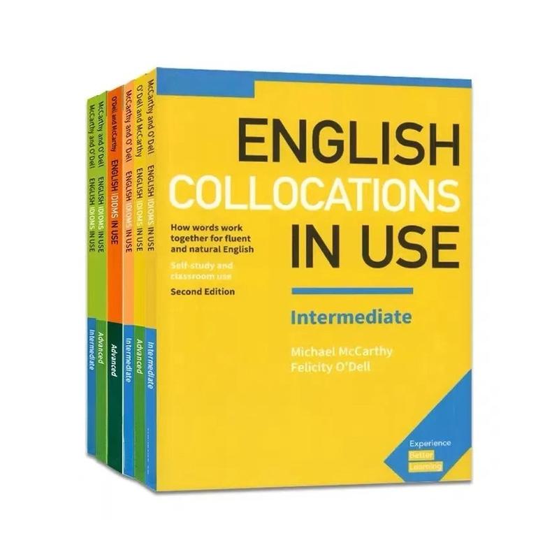 3 Book English Color Printing English Vocabulary In Use Collocations Idioms Phrasal Verbs Intermediate Advanced book