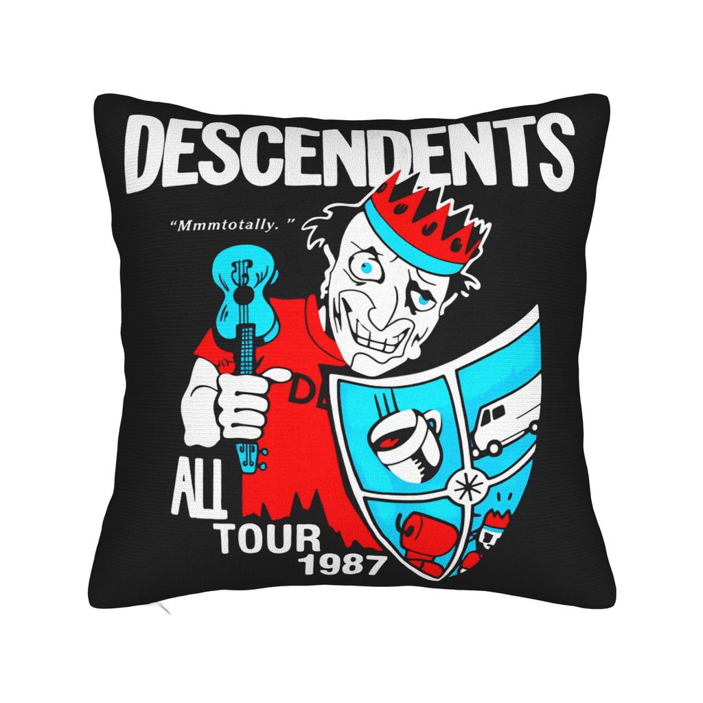 Descendents Milo Goes To College Pillow Case Square Pillow Cover For Living Room Sofa Funny Pillowcases