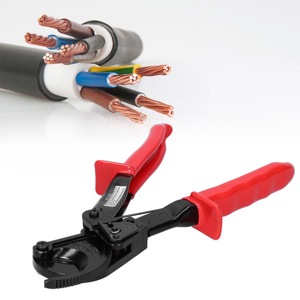 Ratcheting Cable Cutters Ratchet Crimping Tool Wire Terminal Crimper Plier HS-325A