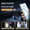 Universal Foldable Magnetic Car Phone Holder: Adjustable, Rotating, and Curved Design for Dashboard.