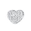 Copper Metal Pink Love Bow Four-leaf Clover Heart Charm Bead Components Rings Pendant Bead Components Compatible With Authentic Original Bracelet