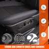 For Hummer EV Accessories Seat Adjustment Button Cover Trim Real Carbon Fiber Car Front Seats Button Switch Panel Decorative Frame Interior for