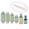 For Seat Leon 2 3 MK2 MK3 1P 5F FR 5F1 5F5 5F8 Car LED Bulbs Interior Dome Lamp Glove Box License Plate Trunk Light Accessories