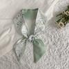 Silk Scarf, Long Strip, High-end New Multi-purpose Scarf, Pastoral Headband, Hair Ribbon Tied, Bag, Ribbon Decorative Belt.
