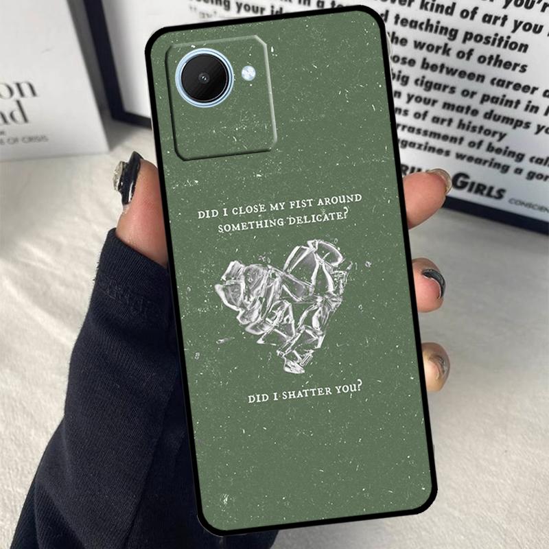 All Too Well Lyrics For Realme C75 C55 C71 C61 C53 C33 C63 C51 C65 C67 11 12 13 14 15 Pro Plus GT6 GT7 Pro Case