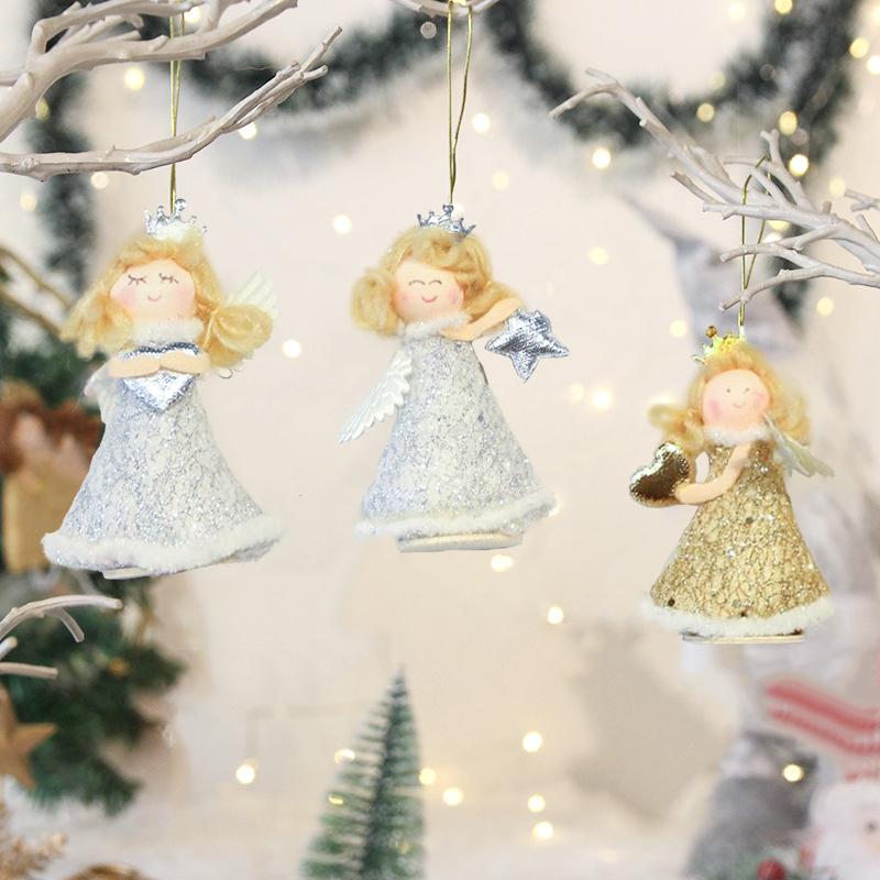 Christmas Home Party Princess Decorative Xmas Tree Supplies Angel Girl DIY Festival Decorations