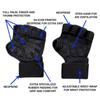 Sports Weight Lifting Workout Gloves With Wrist Wraps For Men Women Fitness Gloves For Gym Training Hand Support Weightlifting