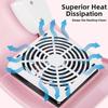 Powerful Desktop Nail Vacuum Cleaner USB Polishing Special Dust Collector  for Nail Equipment