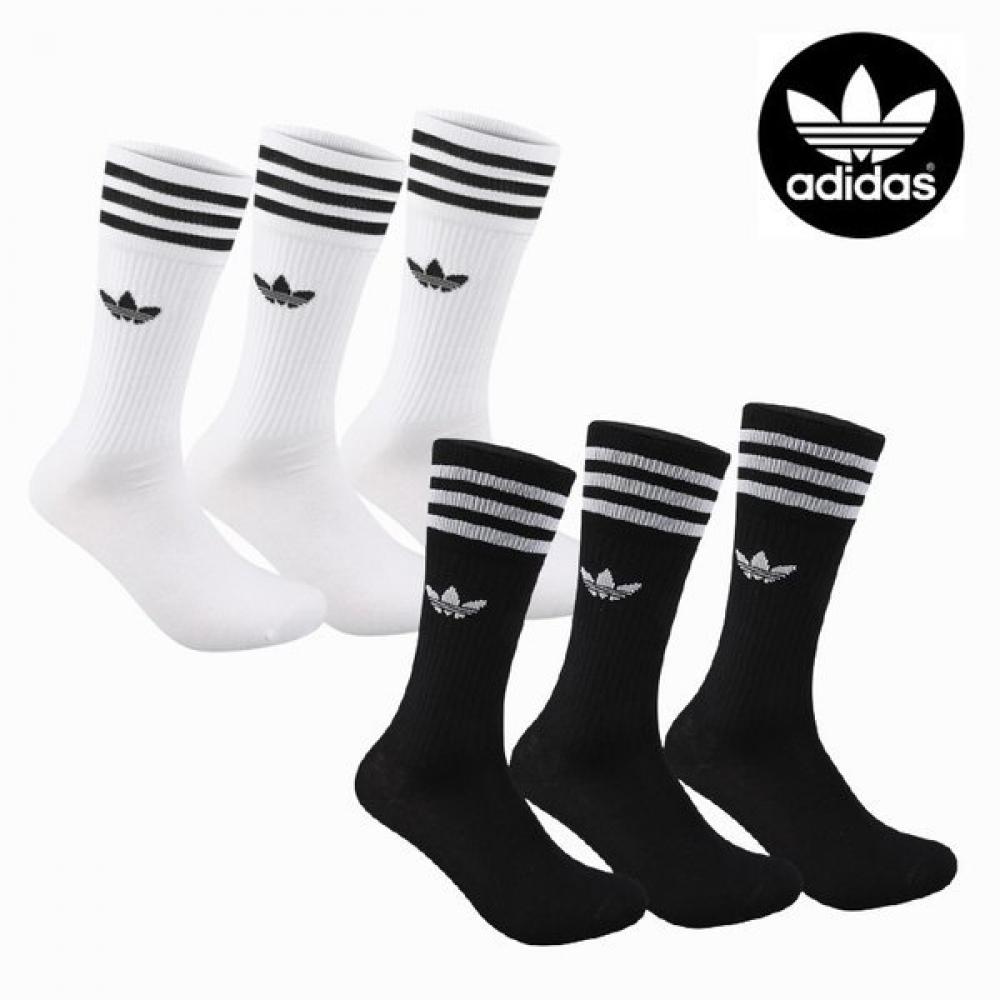 

Adidas Adidas Solid Crew Sox Jangmok Long Socks 3 Pack Set Choose 2