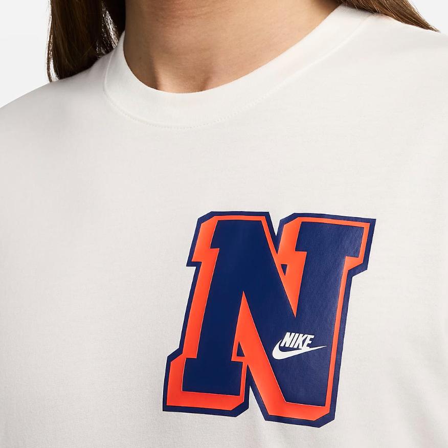 Nike Sportswear Logo Crew Neck Short Sleeve T-Shirt Men Tops White FV3773-133