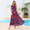Huge good-looking 2026 summer new mesh loose high-end temperament lazy flower dress
