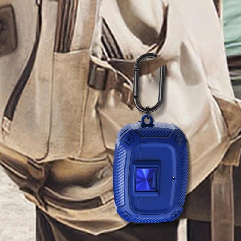 Durability TPU Carbon Fiber Cover for Studio Buds/+ Earbuds AntiShock Shell with Easy Access Charging Port Shell