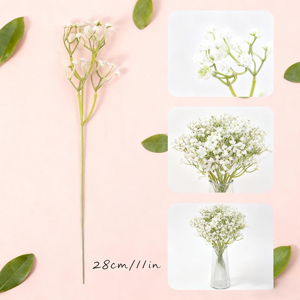 

10/20/30Pcs Gypsophila Artificial Breath Flowers Bouquet for Wedding Bride Decoration Home Decor Ornament Fake Flowers DIY Gifts 10PCS бежевый