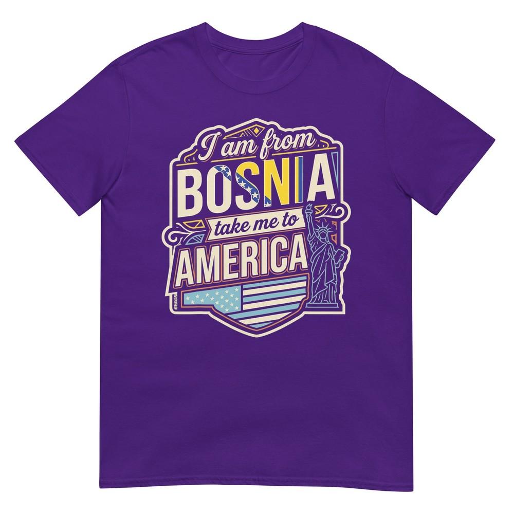 Sono dalla Bosnia Portami in America Maglietta