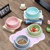 Non Slip Dog Bowl Elevated Pet low Feeder Bowl Splash Proof Food Bowl  Stray Animals
