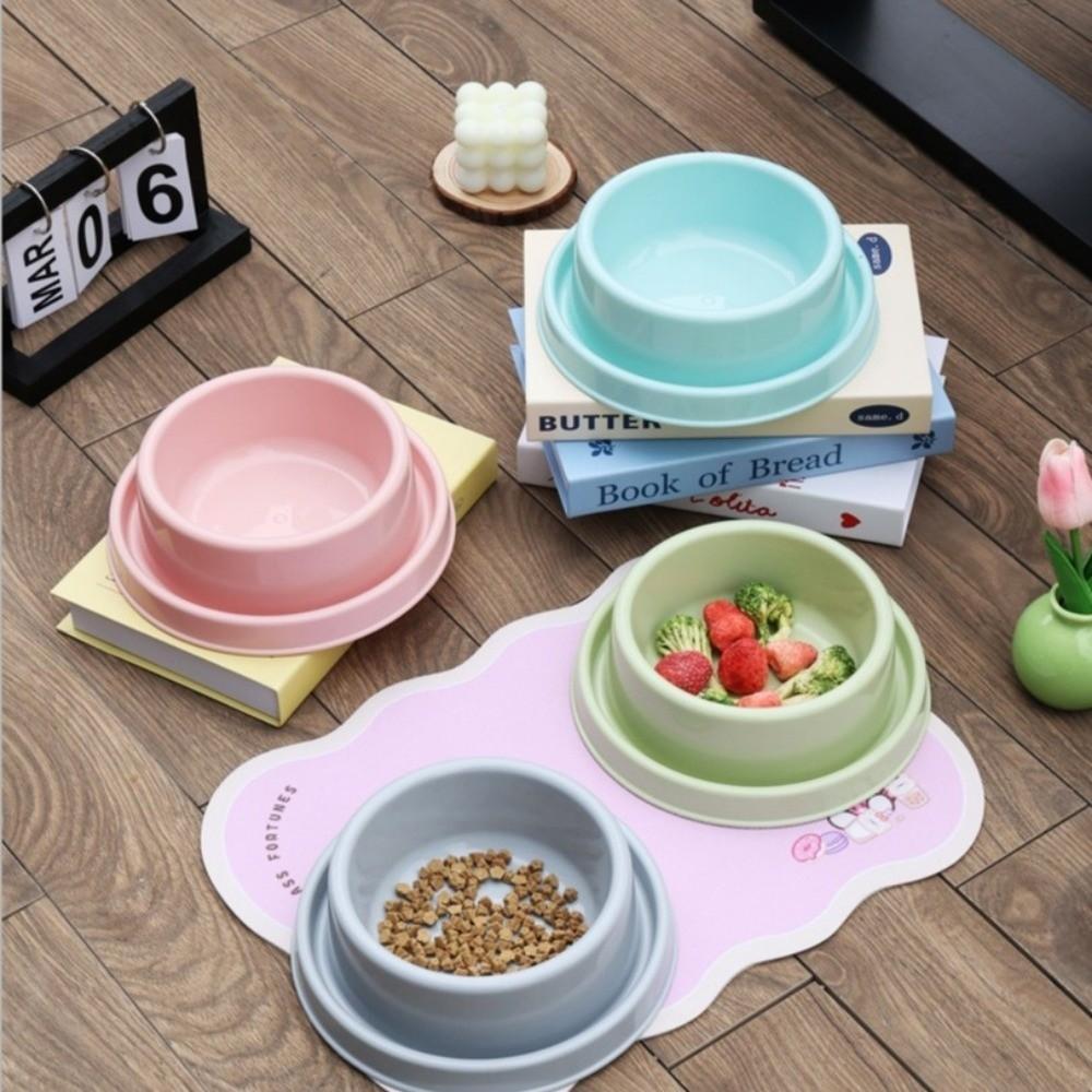 Non Slip Dog Bowl Elevated Pet low Feeder Bowl Splash Proof Food Bowl Stray Animals