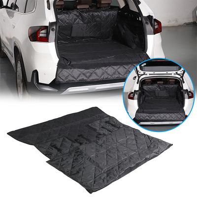 For BMW X1 U11 -2024 Trunk Mat Tarpaulin Waterproof Oxford Cloth Dog Cat Back Seat Covers Car Protection Blanket