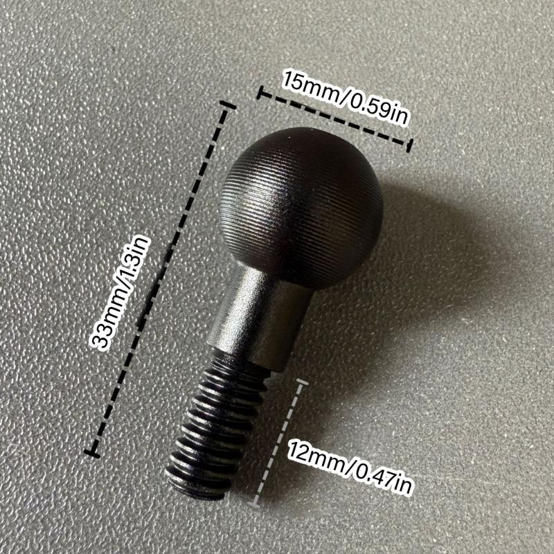 Pack of 2 Aluminum Ball Head to 1/4inch Thread Adapter for Camera Mount Accessories in Photography Live Streaming and Motorcycle Navigation