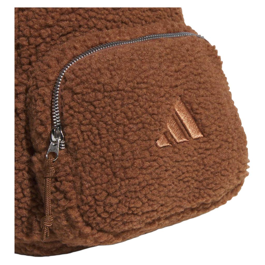 Adidas 9L Plush Practical Sports Recycled Polyester Backpack Women Backpack Soft-Brown KC0228