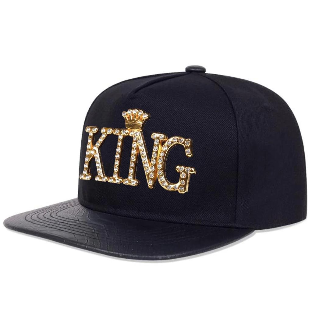 Unisex KING Letter Label Baseball Hats Spring Autumn Outdoor Adjustable Casual Hip-hop Trucker Caps Sunscreen Hat