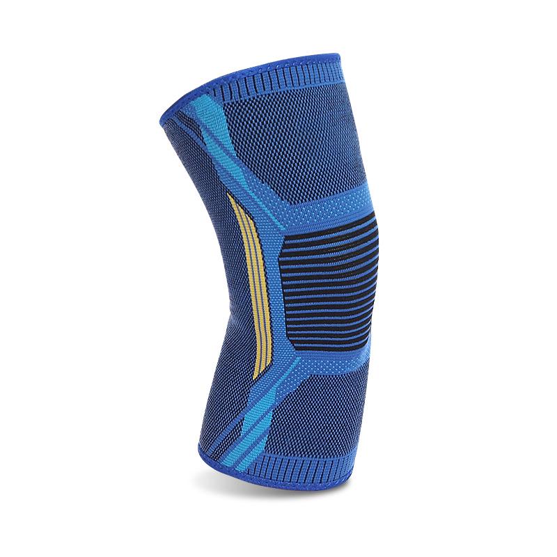 Unisex Knitted Fitness Jump Rope Protective Outdoor Leg Warmers, Non-slip Cycling and Running Breathable Sports Knee Pads.