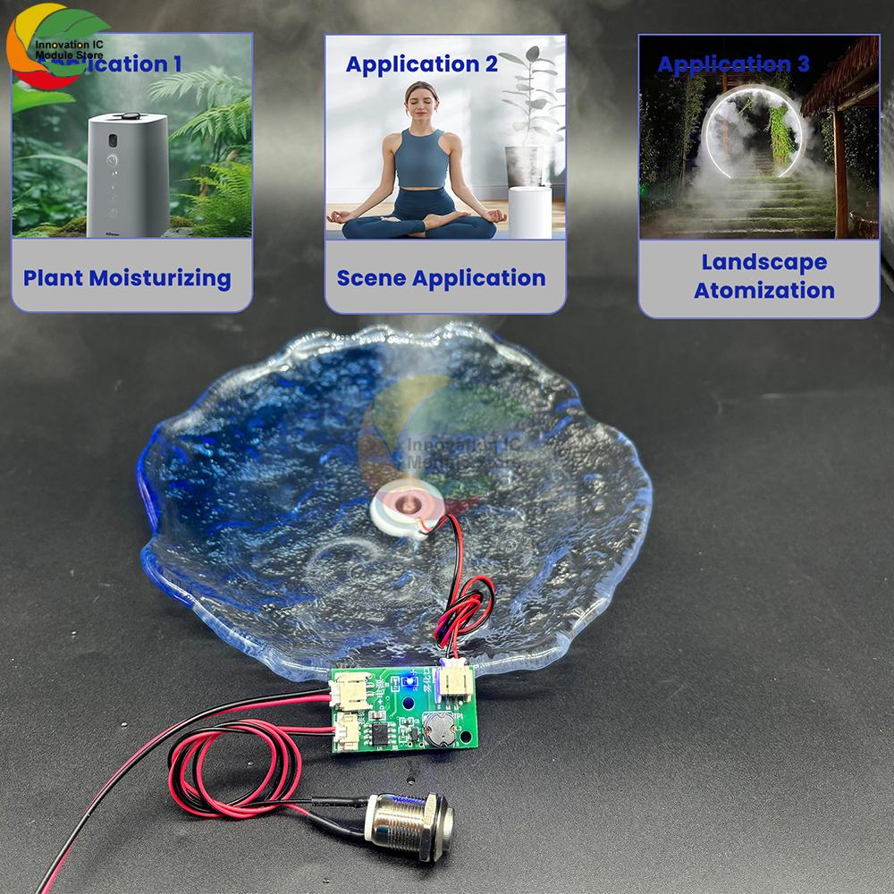 1/2/5PCS DC5V Ultrasonic Spray Humidifier Atomizer Drive Module Power Supply External Switch DIY Electronic Kit