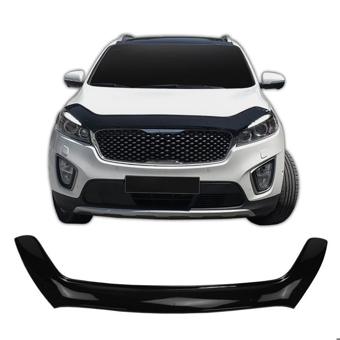 Scoutt | Hood Bra Deflector Protection For Kia Sorento 2016-2020, Aerodynamic, Easy Assembly, No Drilling Required