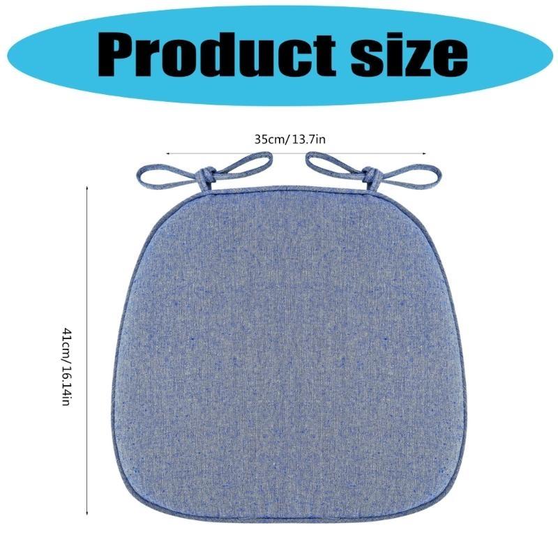  NonSlip Chair Cushions With Quality Foam Paddings And Machine Washable Cover Perfect For Dining Room Chairs Pad