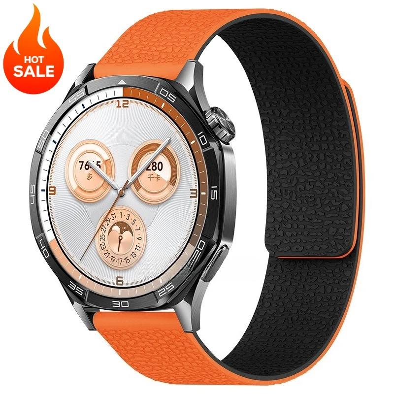 18mm 20mm 22mm Magnetic Strap for Huawei Watch 5 GT5/4 46MM 3Pro 4Pro Sport Silicone Bracelet for Samsung Galaxy Watch 7 6 5 4