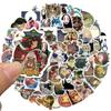 100Pcs Cartoon Hayao Miyazaki Stickers Diy Stickers Scrapbooking Phone Luggage Skateboard Waterproof Decals Sticker