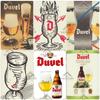 Duvel Beer Vintage Metal Poster, Retro Tin Sign, Decorative Plate, Room Decoration for Pub, Bar, Cave, Club, Wall Art Decor