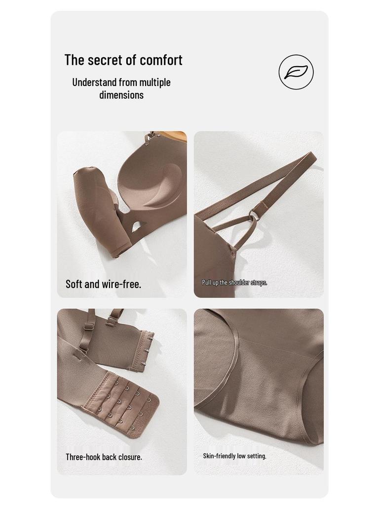 Seamless Wireless Breathable Bra for Women - Enhances Small Busts & Sides, Anti-Sagging