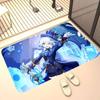 Furina Genshin Impact Entrance Door Mat Washable Non-Slip Living Room Sofa Chairs Area Mat Kitchen Welcome Doormat