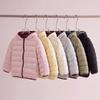 Winter Children Thickened Hooded Casual Jacket Cotton Coat Boys Girls Soft Kids Baby Puffer Jacket Student Outdoor School Coat