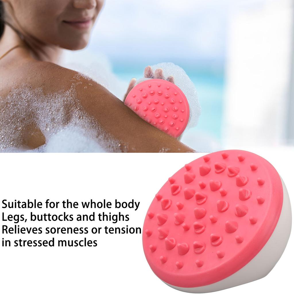 Cellulite Massager Brush Removes Cellulite Promotes Blood Circulation Relieves Muscle Tension Silicone Body Scrubber