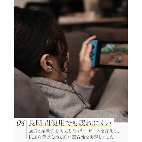 Final VR500 Gaming Canal-type Earphones Microphone Compact Gray 3.5mm Plug