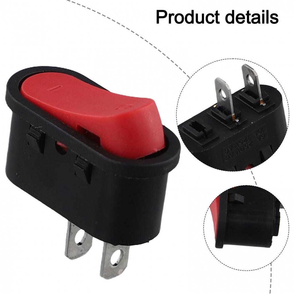 Electric Bicycle Switch Practical To Use Black And Red Color Easy To Install