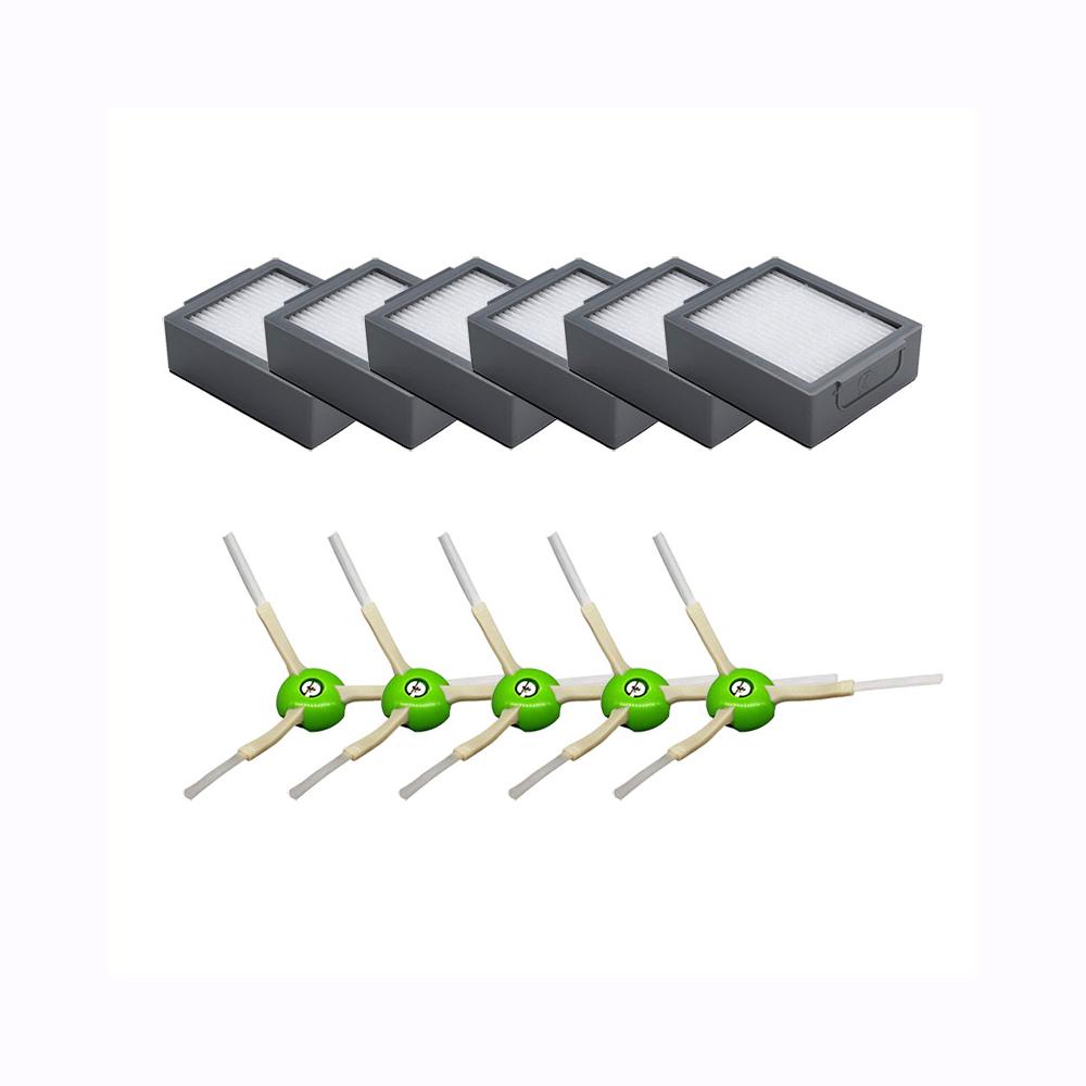 

Аксессуары для пылесоса iRobot Roomba i7 i5 E5 J5 серии E / I / J, запасные части, основная щетка, пылесборники, HEPA-фильтры, боковая щетка Kit 4