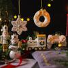 Glitter Christmas Pendant Plastic Christmas Home Decoration  New Year
